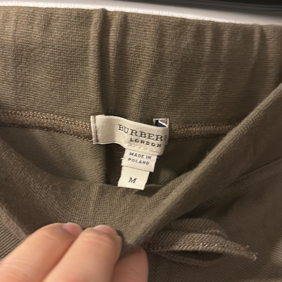 Burberry full olive green track suit with Burberry print piping, lightly worn - Picture 13 of 16